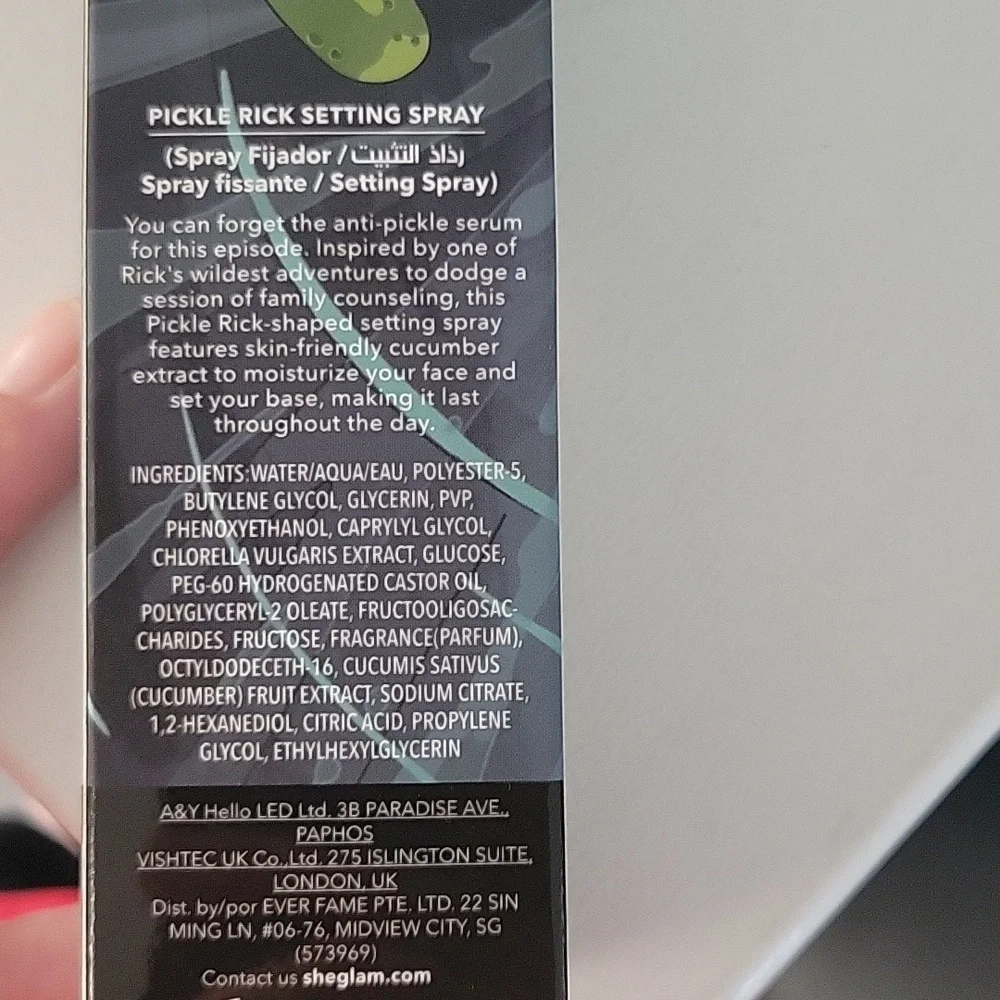 Glam Green Pickle Rick Setting Spray - Picture 3 of 5